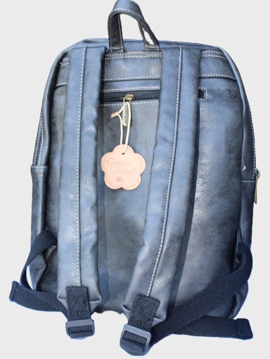 Brand new! Laptop Backpack Cotton Road :Durable PU Leather with front pocket